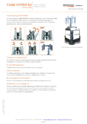 लाइट टावर Generac Mobile Cube Hyper K2