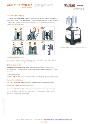 लाइट टावर Generac Mobile Cube Hyper K2