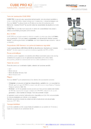 लाइट टावर Generac Mobile Cube Pro