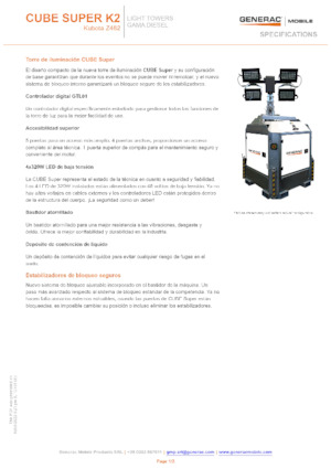 लाइट टावर Generac Mobile Cube Super K2