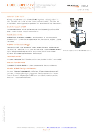 लाइट टावर Generac Mobile Cube Super Y2