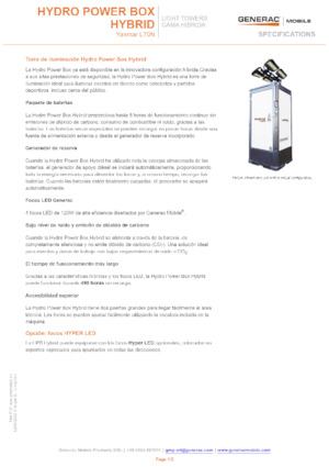 लाइट टावर Generac Mobile Hydro Power Box Hybrid