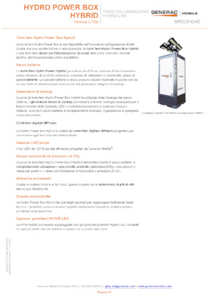 लाइट टावर Generac Mobile Hydro Power Box Hybrid