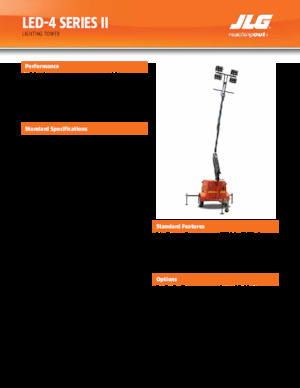 लाइट टावर JLG LED-4 series II