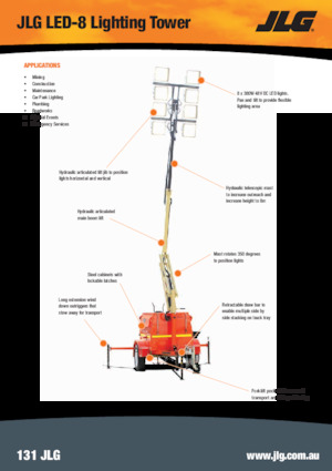 लाइट टावर JLG LED-8