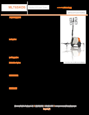 लाइट टावर Generac Mobile MLT6 SKDS