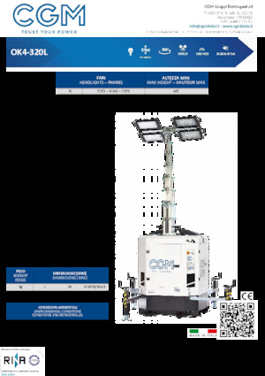 लाइट टावर CGM OK4-320L