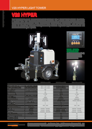 लाइट टावर Generac Mobile V 20 Hyper K2