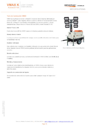 लाइट टावर Generac Mobile VMAX
