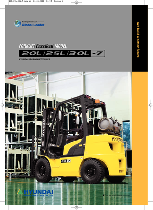एलपीजी फोर्कलिफ्ट Hyundai 20 L 7