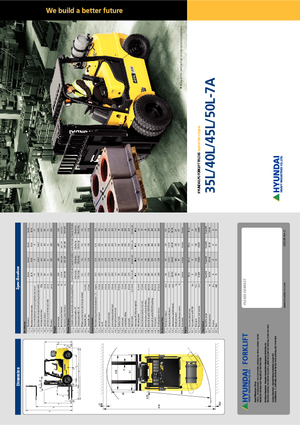 एलपीजी फोर्कलिफ्ट Hyundai 45L-7A