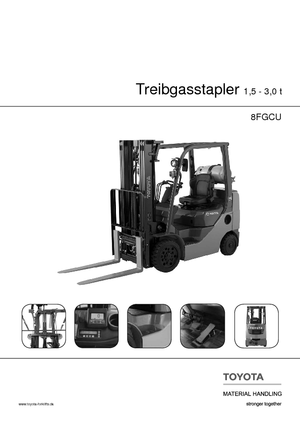 एलपीजी फोर्कलिफ्ट Toyota 8 FGCU 18