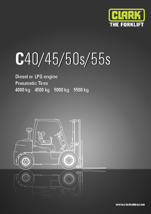 एलपीजी फोर्कलिफ्ट Clark C40 L