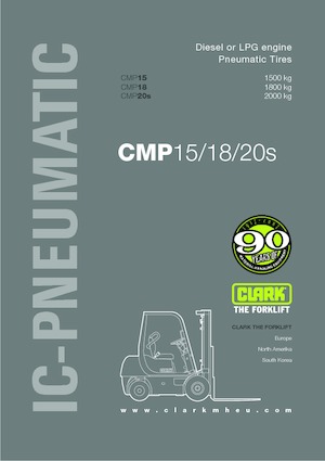 एलपीजी फोर्कलिफ्ट Clark CMP 15 L