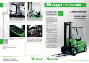 एलपीजी फोर्कलिफ्ट Cesab Drago 150