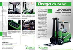 एलपीजी फोर्कलिफ्ट Cesab Drago 150