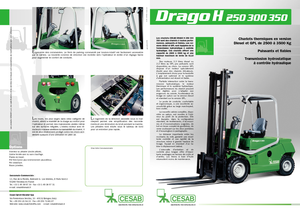 एलपीजी फोर्कलिफ्ट Cesab Drago 300 H