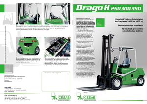एलपीजी फोर्कलिफ्ट Cesab Drago 300 H