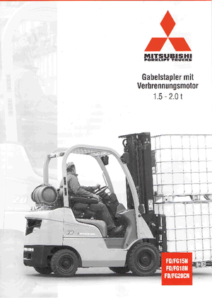एलपीजी फोर्कलिफ्ट Mitsubishi FG20CN