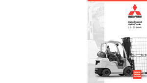 एलपीजी फोर्कलिफ्ट Mitsubishi FG20CN