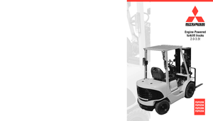 एलपीजी फोर्कलिफ्ट Mitsubishi FG 25 K