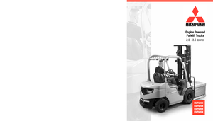 एलपीजी फोर्कलिफ्ट Mitsubishi FG20N
