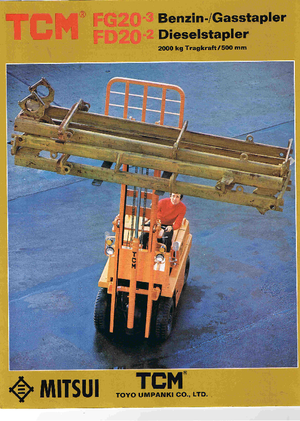 एलपीजी फोर्कलिफ्ट TCM FG 20 T 6