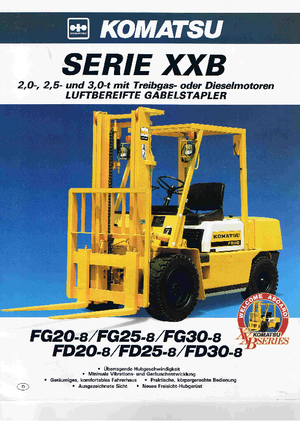 एलपीजी फोर्कलिफ्ट Komatsu FG 20 T-8