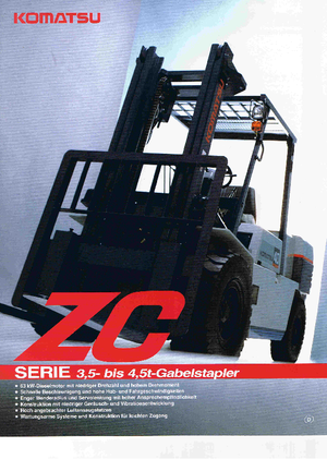 एलपीजी फोर्कलिफ्ट Komatsu FG 35 ZT 5