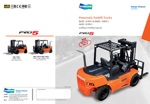 एलपीजी फोर्कलिफ्ट Doosan G60S-5