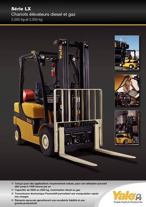 एलपीजी फोर्कलिफ्ट Yale GLP 25 LX