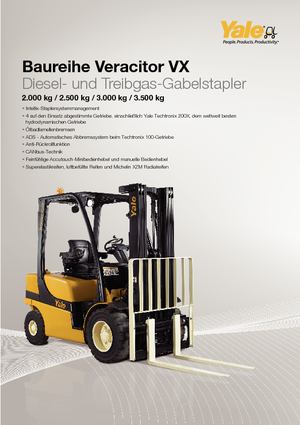 एलपीजी फोर्कलिफ्ट Yale GLP 35VX Productivity