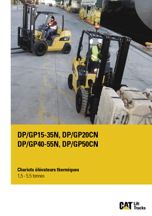 एलपीजी फोर्कलिफ्ट Caterpillar GP55N