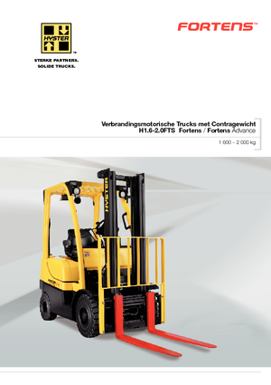 एलपीजी फोर्कलिफ्ट Hyster H1.8FT