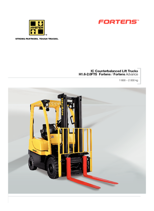 एलपीजी फोर्कलिफ्ट Hyster H1.8FT
