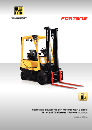एलपीजी फोर्कलिफ्ट Hyster H1.8FT
