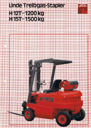 एलपीजी फोर्कलिफ्ट Linde H 15 T