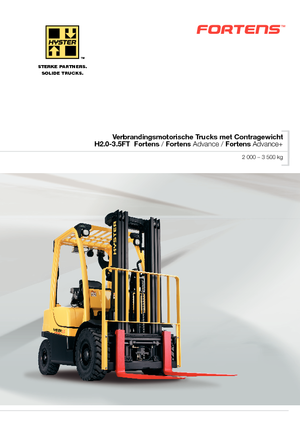 एलपीजी फोर्कलिफ्ट Hyster H 3.0 FT
