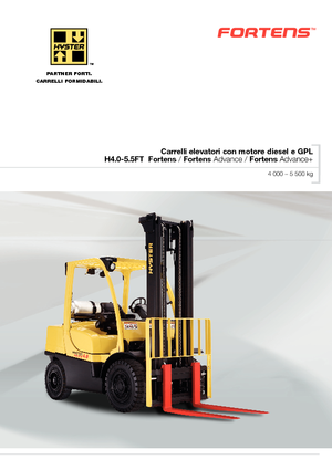 एलपीजी फोर्कलिफ्ट Hyster H4.0FT5
