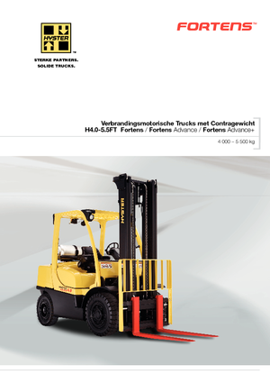 एलपीजी फोर्कलिफ्ट Hyster H4.0FT5
