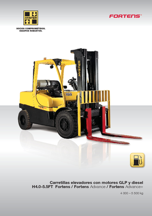 एलपीजी फोर्कलिफ्ट Hyster H4.0FT5