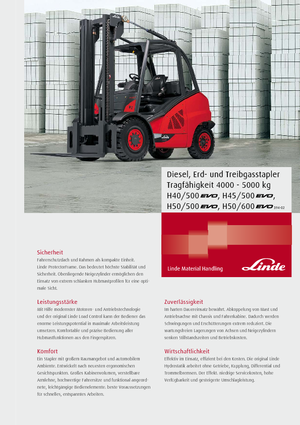एलपीजी फोर्कलिफ्ट Linde H50/600T