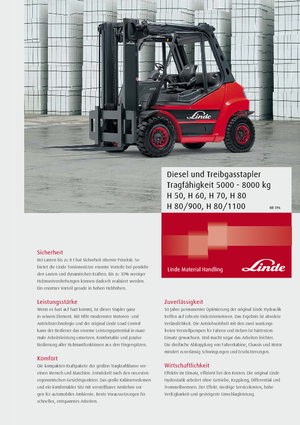 एलपीजी फोर्कलिफ्ट Linde H50/500T