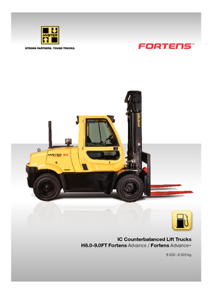 एलपीजी फोर्कलिफ्ट Hyster H9.0FT 6