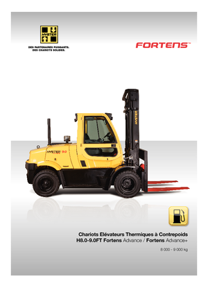 एलपीजी फोर्कलिफ्ट Hyster H9.0FT 6