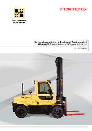 एलपीजी फोर्कलिफ्ट Hyster H9.0FT 6