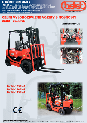 एलपीजी फोर्कलिफ्ट Belet MV 25 BVB