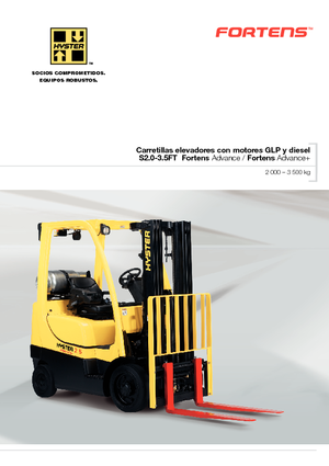 एलपीजी फोर्कलिफ्ट Hyster S2.0FT