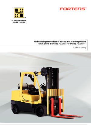 एलपीजी फोर्कलिफ्ट Hyster S4.0FT