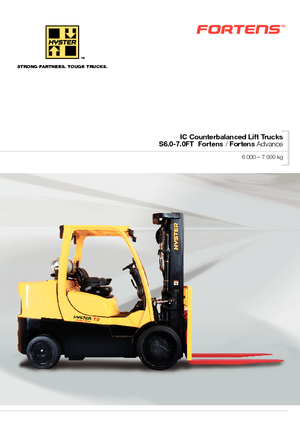 एलपीजी फोर्कलिफ्ट Hyster S6.0FT